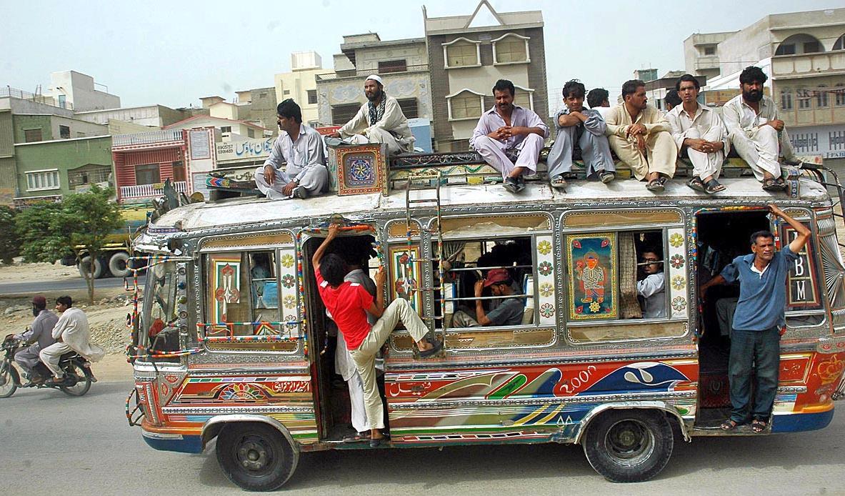 Bus in Karachi