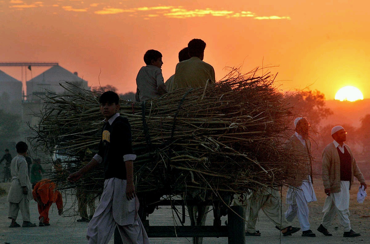 Sunset in Pakistan